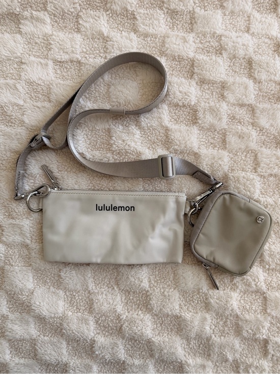 lululemon athletica Handbags - lululemon athletica Mini Crossbody Bag in Light Gray